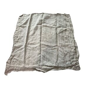 Restoration Hardware 100% Linen  Pillow Cover Euro - 26x26 Replacement Case Only
